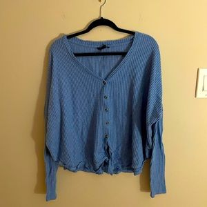 Soft blue blouse